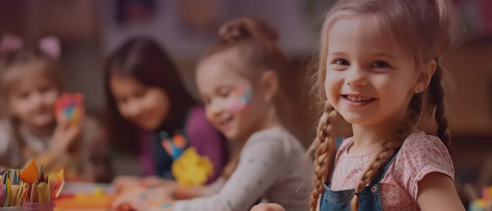 Children doing an activity